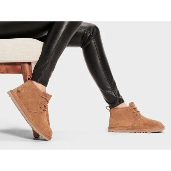 UGG Shoes - UGG Women's Neumel Chukka Brown Chestnut Suede Boot EU 40 US 9 UK 7 NEW Plush